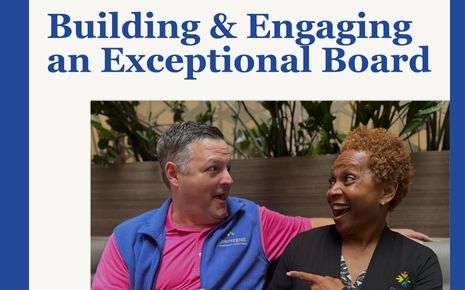 Banner for Webinar Series: Building and Engaging an Exceptional Board