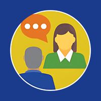 people talking icon