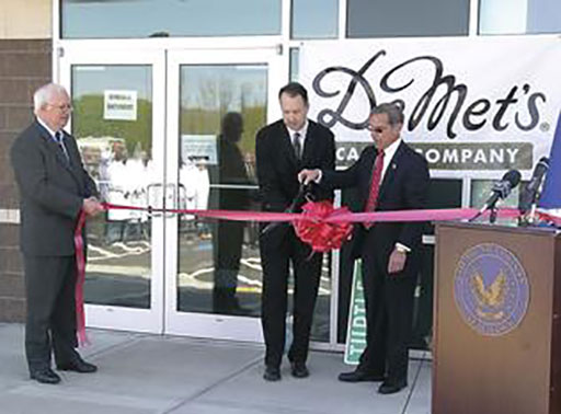 Ribbon cutting ceremony for nonprofit after fundraising success