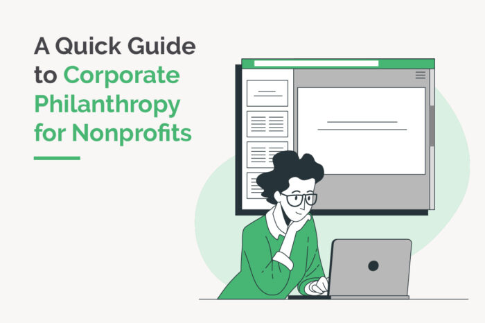 This quick guide explores corporate philanthropy for nonprofits and how they can start securing corporate gifts.